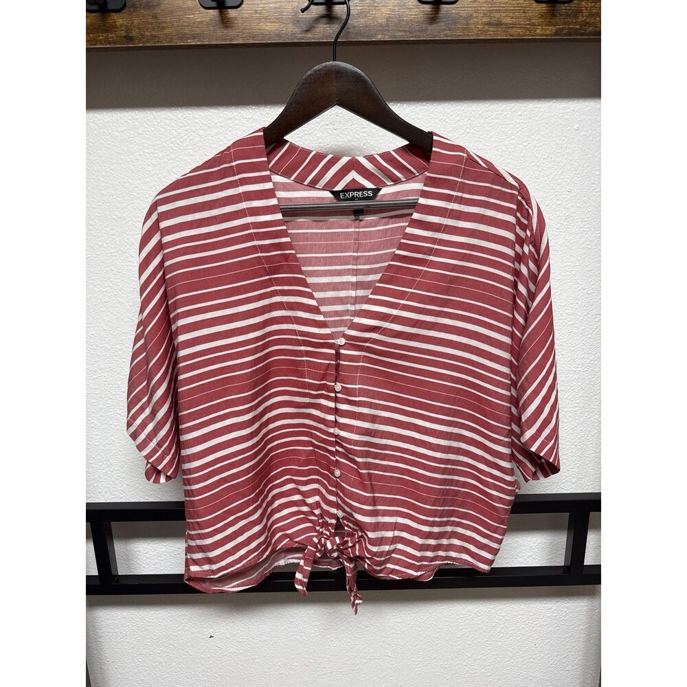 Express striped women’s top size XS summer top